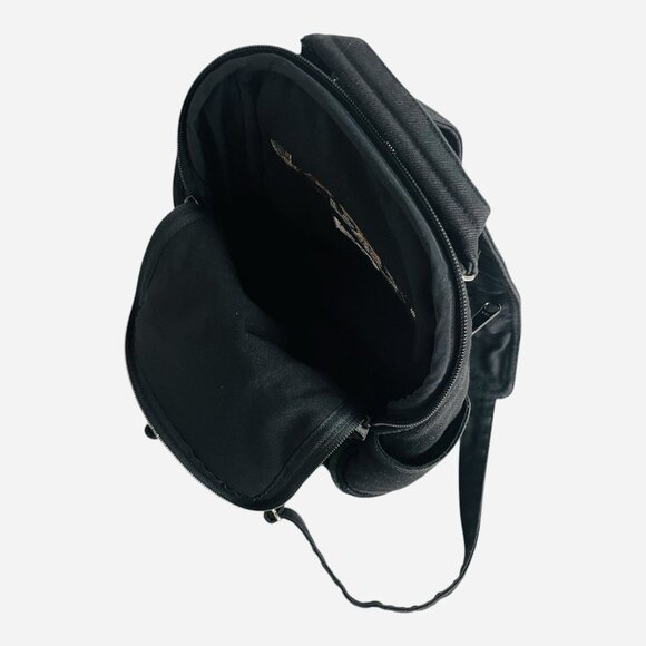 Art of Bags Southwestern Woven Mini Backpack Red Green Gold Pattern Boho VG - Picture 7 of 8